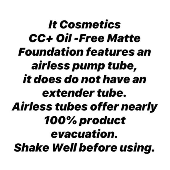 It Cosmetics CC+ Cream Oil-Free Matte with SPF 40 Full-size Medium - Picture 8 of 9